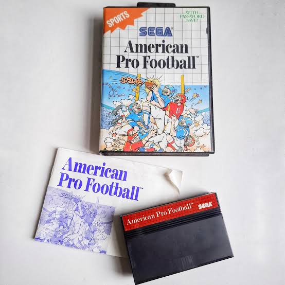 AMERICAN PRO FOOTBALL SEGA MASTER SYSTEM CIB
