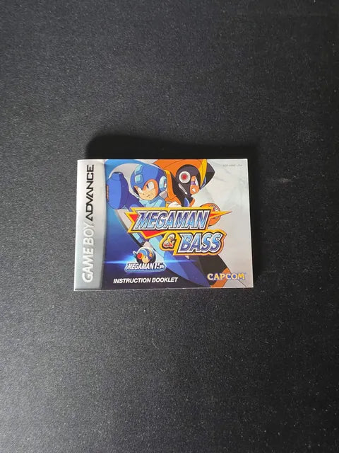 MEGAMAN & BASS INSTRUCTION BOOKLET GBA