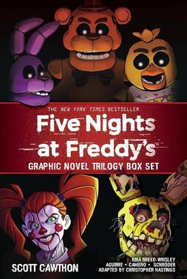 FIVE NIGHTS AT FREDDY'S GRAPHIC NOVEL TRILOGY BOX SET ENGLISH LIVRES MANGA