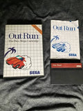 OUT RUN THE TWO-MEGA CARTRIDGE SEGA MASTER SYSTEM