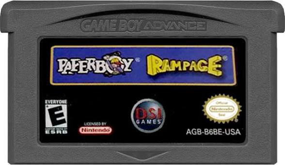 PAPERBOY & RAMPAGE GBA