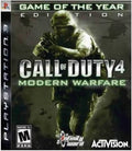CALL OF DUTY 4 MODERN WARFARE GAME OF THE YEAR PS3