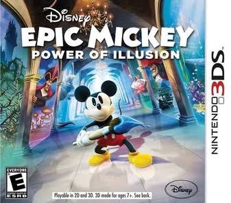 EPIC MICKEY POWER OF ILLUSION 3DS RÉIMPRIMÉ