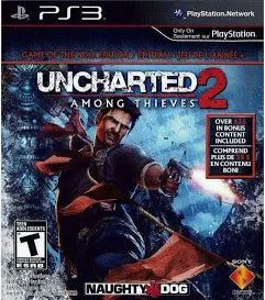 UNCHARTED 2 AMONG THIEVES GAME OF THE YEAR PS3