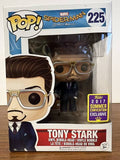 FUNKO POP MARVEL SPIDER-MAN  HOME COMING #225 TONY STARK 2017 SUMMER CONVENTION EXCLUSIVE