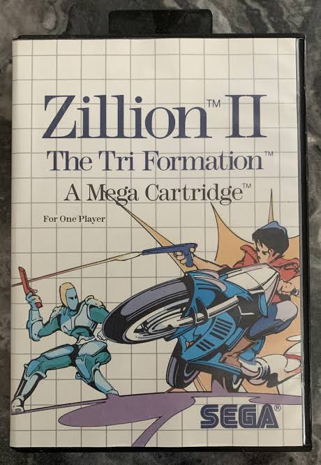 ZILLION II THE TRI FORMATION A MEGA CARTRIDGE SEGA MASTER SYSTEM