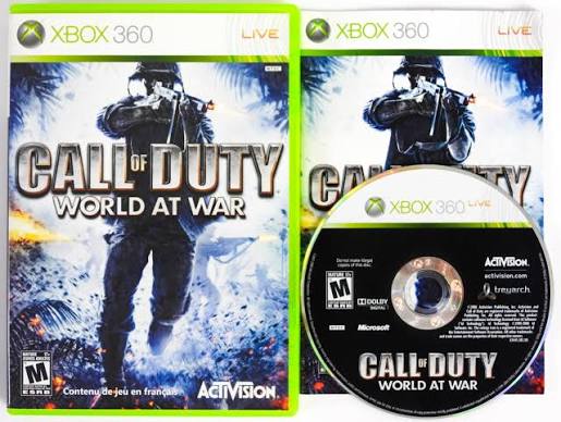 CALL OF DUTY WORLD AT WAR XBOX 360