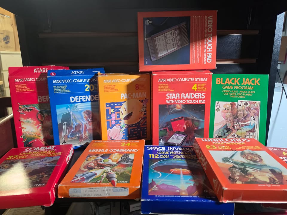 LOT DE JEU ATARI (12 BOITES)