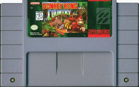 DONKEY KONG COUNTRY NINTENDO SNES