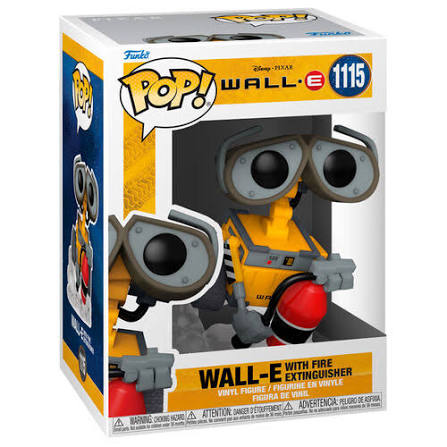 FUNKO POP PIXAR WALL-E #1115 WALL-E WITH FIRE EXTINGUISHER