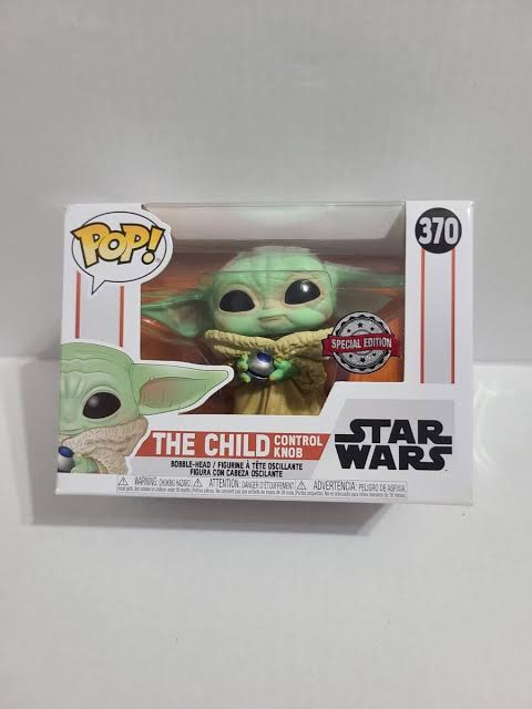 FUNKO POP STAR WARS #370 THE CHILD CONTROL KNOB SPÉCIAL ÉDITION