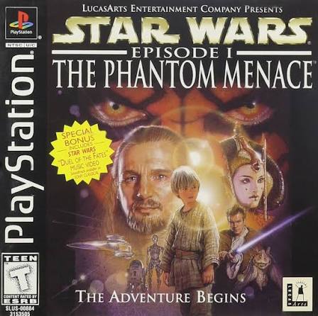 STAR WARS EPISODE 1 THE PHANTOM MENACE  PS1