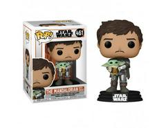 FUNKO POP STAR WARS #461 THE MANDALORIAN WITH GROGU