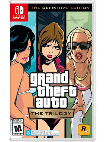 GRAND THEFT AUTO THE TRILOGY DEFINITIVE EDITION NINTENDO SWITCH