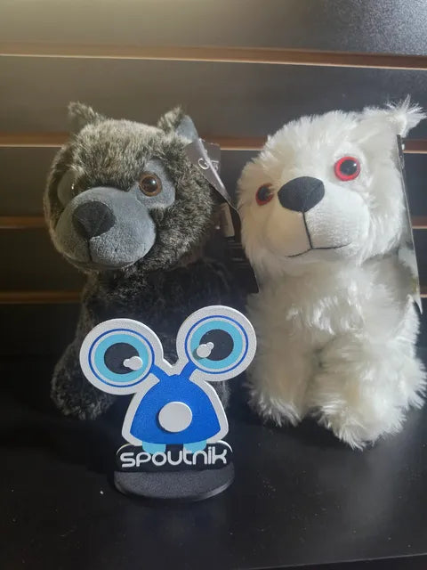 2 GAME OF THRONES DIREWOLF PLUSH / 2 TOUTES GAME OF THRONES