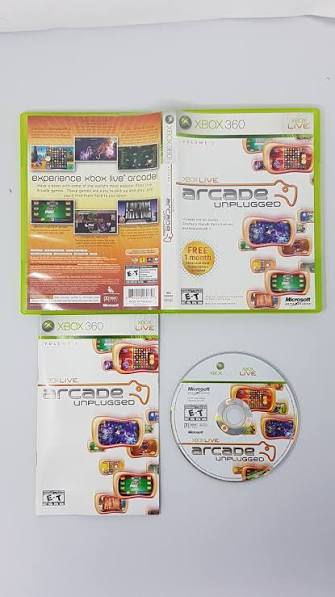 XBOX LIVE ARCADE UNPLUGGED XBOX 360