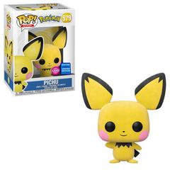 FUNKO POP GAMES POKÉMON #579 PICHU FLOCKED 2020 WONDROUS CONVENTION LIMITED EDITION EXCLUSIVE
