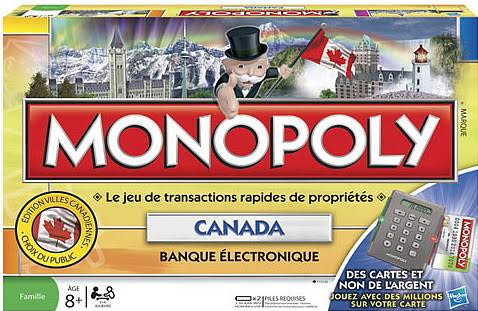 JEU DE SOCIÉTÉ MONOPOLY CANADA