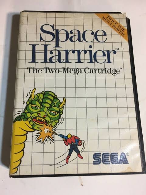 SPACE HARRIER THE TWO MEGA CARTRIDGE SEGA MASTER SYSTEM
