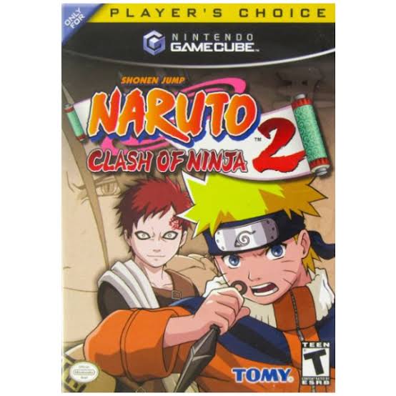 SHONEN JUMP NARUTO CLASH OF NINJA 2 PLAYER'S CHOICE CIB NINTENDO GAMECUBE