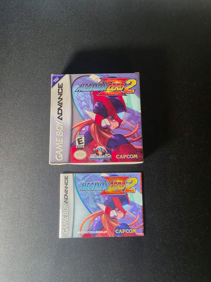 BOITE + MANUEL MEGA MAN ZERO 2 GBA NO CARTRIDGE