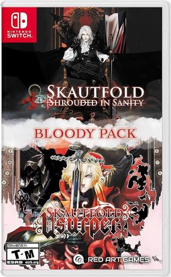 SKAUTFOLD SHROUDED IN SANITY BLOODY PACK NINTENDO SWITCH RÉIMPRIMÉE