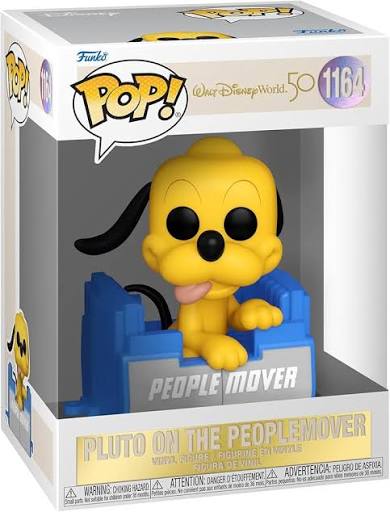 FUNKO POP WALT DISNEY WORLD 50 #1164 PLUTO ON THE PEOPLEMOVER