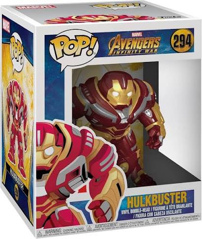 FUNKO POP AVENGERS INFINITY WAR #294 HULKBUSTER