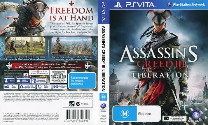 ASSASSIN'S CREED IIII LIBERATION PS VITA