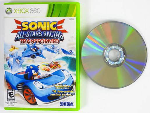SONIC ALL STARS RACING TRANSFORMED XBOX 360
