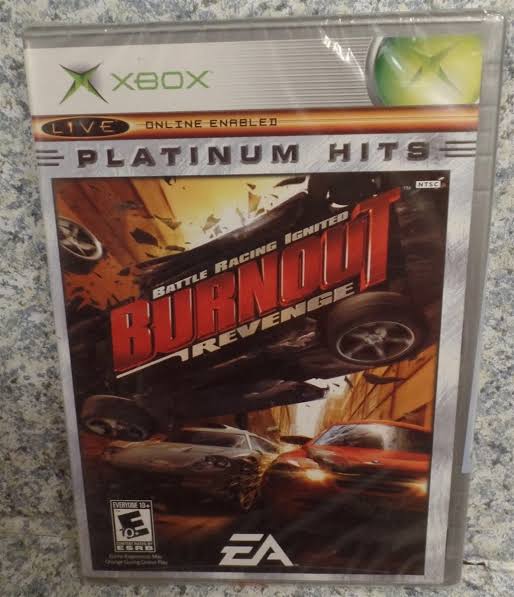 BATTLE RACING IGNITED BURNOUT REVENGE PLATINUM HITS XBOX ORIGINAL