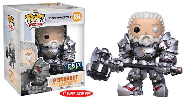 FUNKO POP GAMES OVERWATCH #184 REINHARDT ONLY BEST BUY