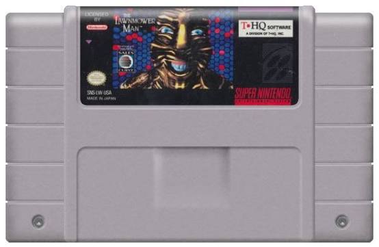 LAWNMOWER MAN NINTENDO SNES