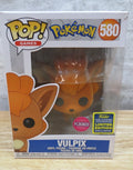 FUNKO POP GAMES POKEMON #580 VULPIX  FLOCKED 2020 SUMMER CONVENTION LIMITED EDITION EXCLUSIVE