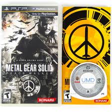 METAL GEAR SOLID PEACE WALKER PSP CIB