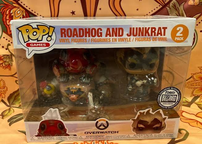FUNKO POP GAMES OVERWATCH ROADHOG AND JUNKRAT 2 PACK