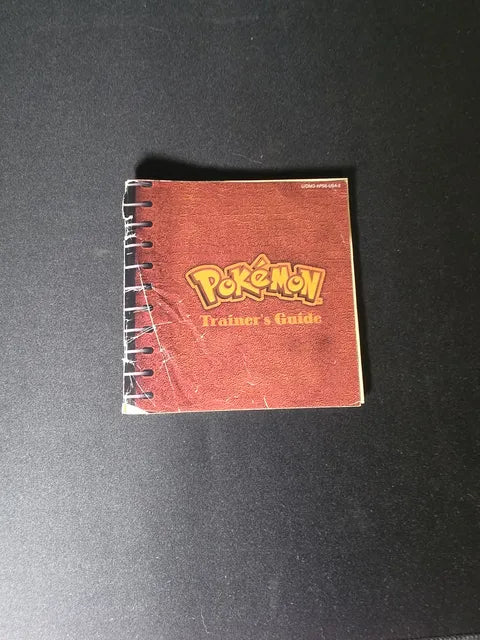 POKEMON YELLOW TRAINER'S GUIDE INSTRUCTION BOOKLET GBA