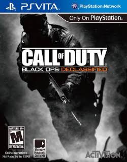 CALL OF DUTY BLACK OPS DECLASSIFIED PS VITA RÉIMPRIMÉ