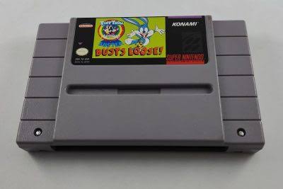 TINY TOON BUSTER BUSTS LOOSE NINTENDO SNES