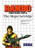 RAMBO FIRST BLOOD PART II THE MEGA CARTRIDGE SEGA MASTER SYSTEM