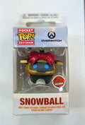 FUNKO POP POCKET KEYCHAIN OVERWATCH SNOWBALL EB EXCLUSIVE