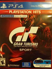 GRAN TURISMO SPORT THE REAL DRIVING SIMULATOR PLAYSTATION HITS PS4