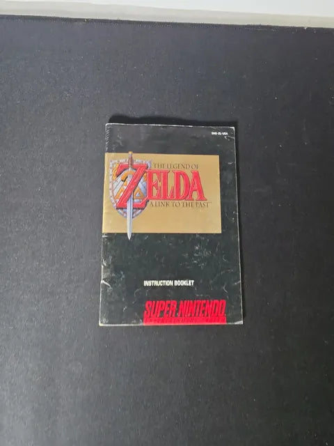 ZELDA  A LINK TO THE PAST INSTRUCTION BOOKLET NINTENDO SNES