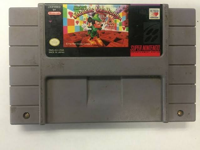MICKEY'S ULTIMATE CHALLENGE NINTENDO SNES