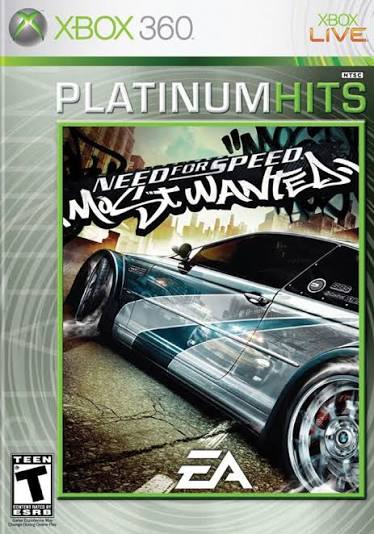 NEED FOR SPEED MOST WANTED PLATINUM HITS XBOX 360