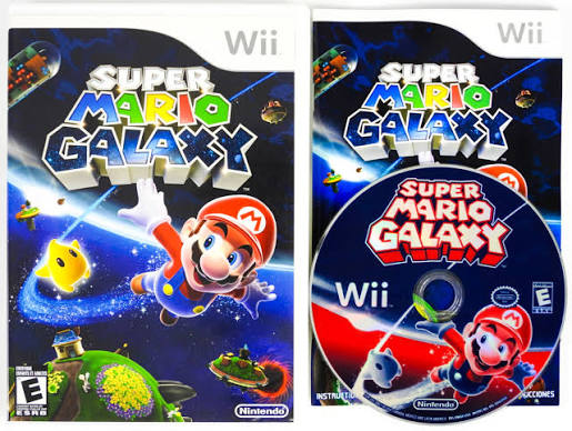 SUPER MARIO GALAXY NINTENDO WII ORIGINAL