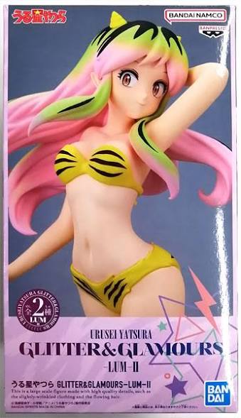 GLITTER & GLAMOURS URUSEI YATSURA LUM II GREEN AND PINK HAIR MANGAS