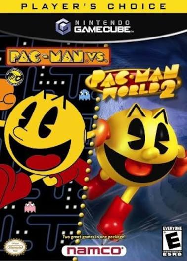 PAC-MAN VS PAC-MAN WORLD 2 PLAYER'S CHOICE CIB NINTENDO GAMECUBE