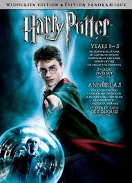 HARRY POTTER YEARS 1 - 5 DVD FILMS
