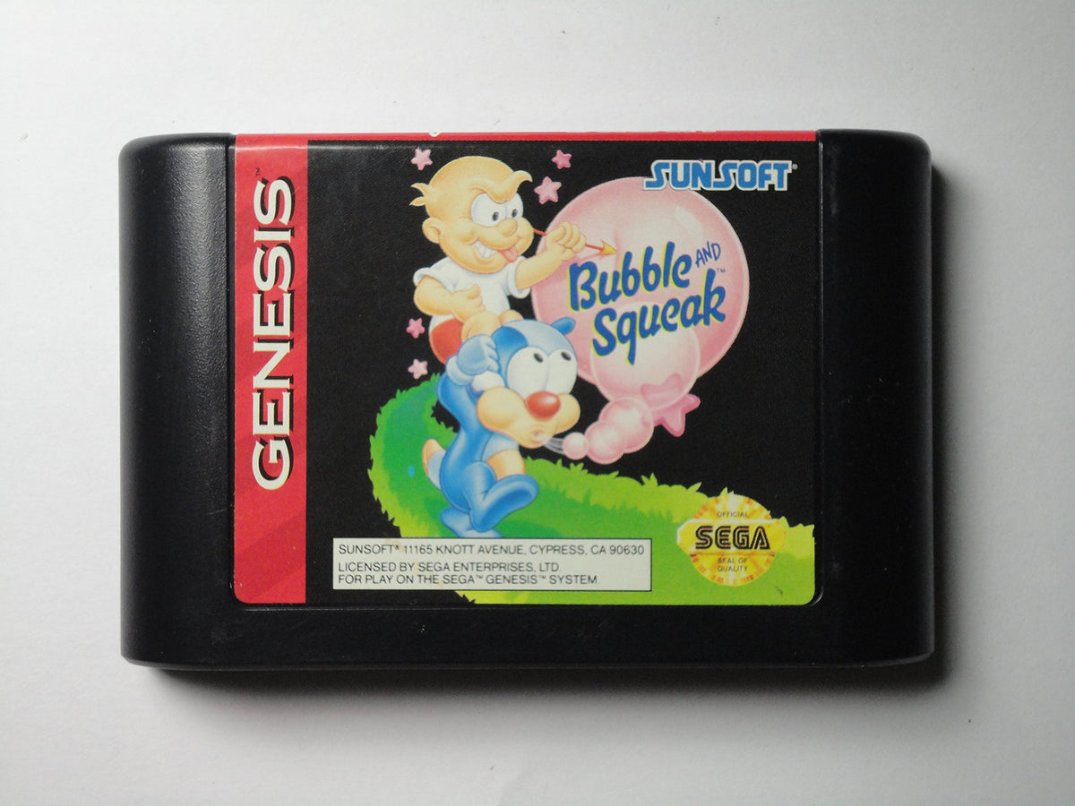 BUBBLE AND SQUEAK SEGA GENESIS